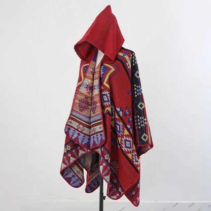 Handmade Hooded Poncho for Men