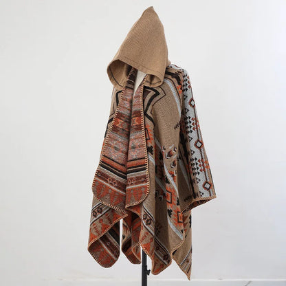 Handmade Hooded Poncho for Men