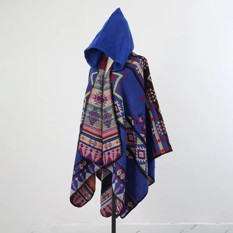Handmade Hooded Poncho for Men