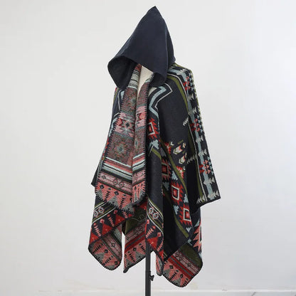 Handmade Hooded Poncho for Men