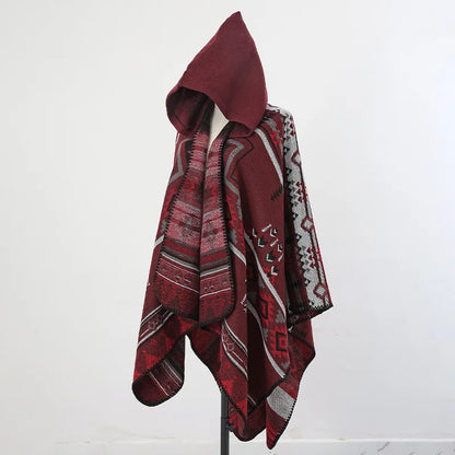 Handmade Hooded Poncho for Men