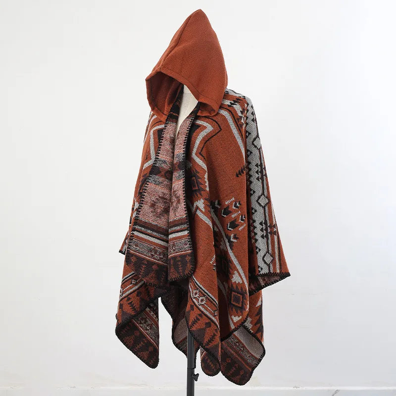 Handmade Hooded Poncho for Men
