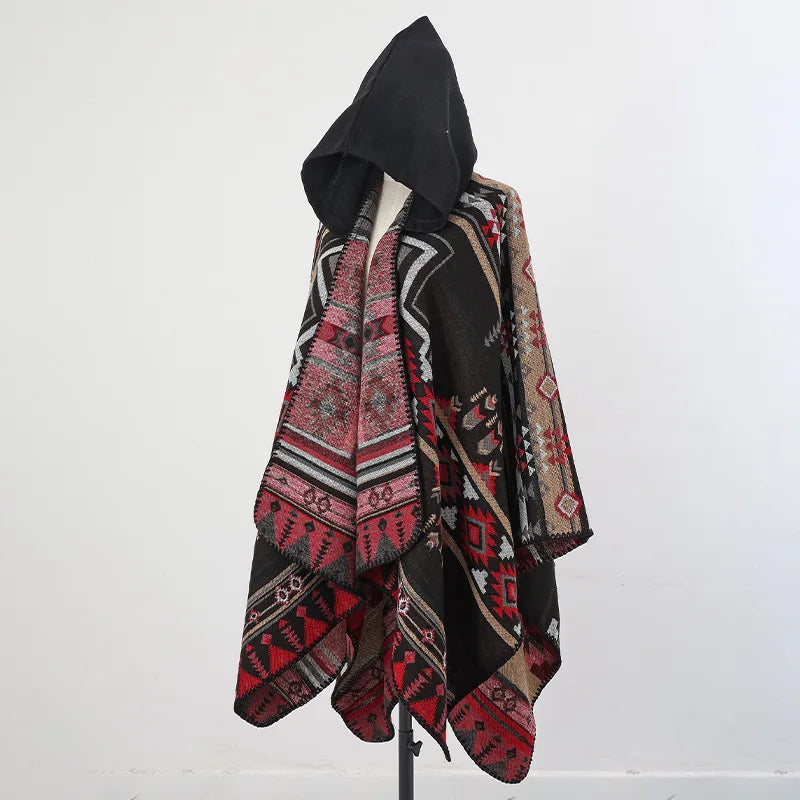 Handmade Hooded Poncho for Men